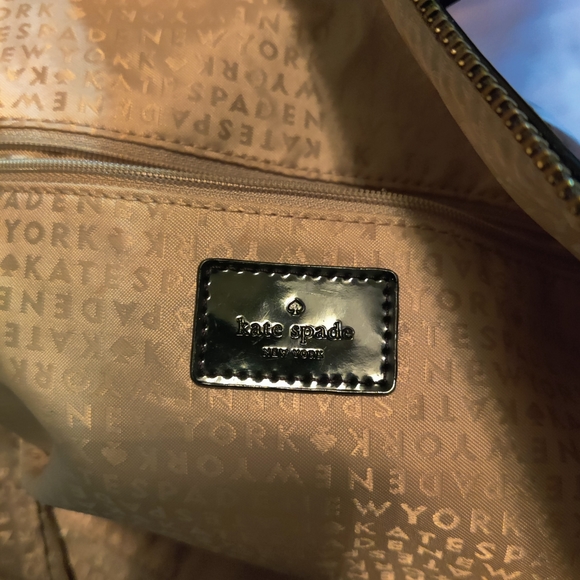 Kate Spade Black Patent Leather Large Tote Bag - Picture 2 of 3